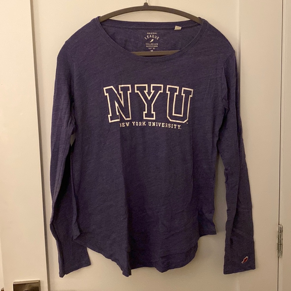 NYU Varsity Long Sleeve Shirt